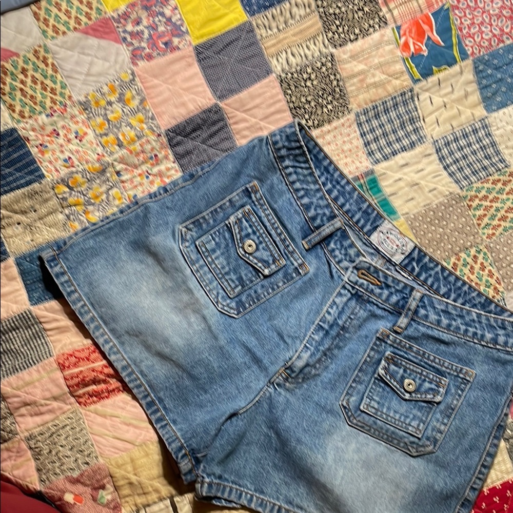 Classic Blue Denim Jean Shorts